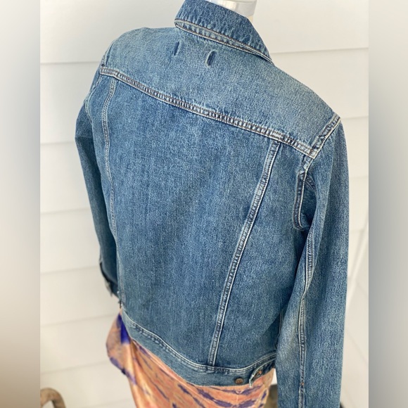 Classic American Style Denim Jean Chore Jacket Unisex - Picture 2 of 8